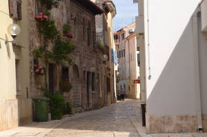 Alte Häuser in Porec