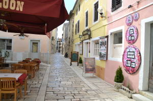 Enge Gassen in Porec Altstadt