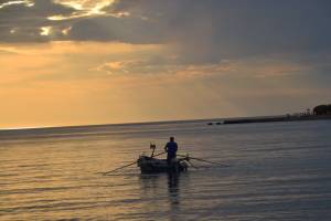 Sonnenuntergang in Porec Spadici